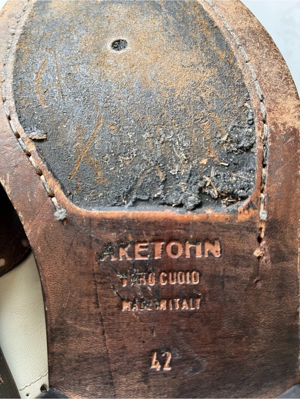 Aketohn Italian Wingtip Brogue Rare Boots Puro Cuoio Resoleable Old Money Men 9